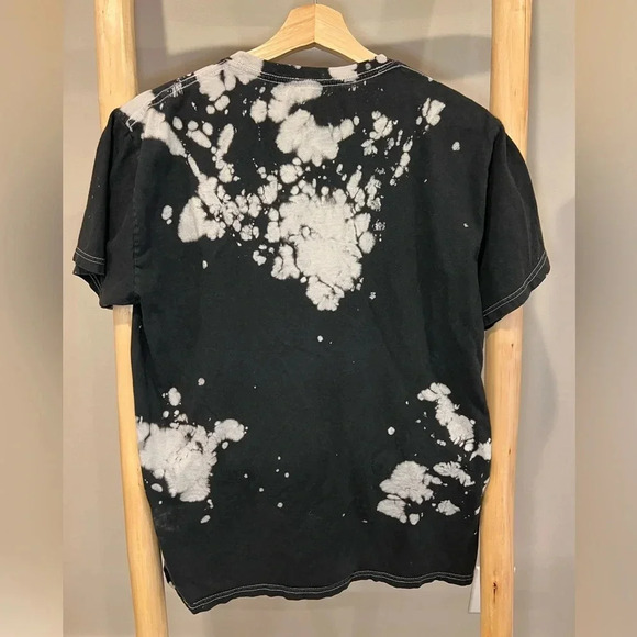 ACDC Graphic Bleach Wash Tee Size S/M crewneck - Picture 3 of 8